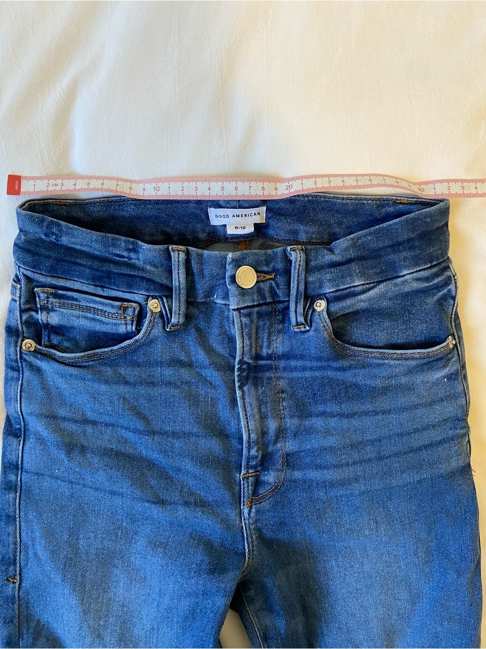 Good American Dark Indigo Skinny Jeans - Picture 2 of 4